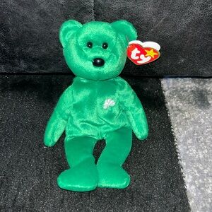 Ty Beanie Baby Erin The Bear 1997 Retired Plush Toy